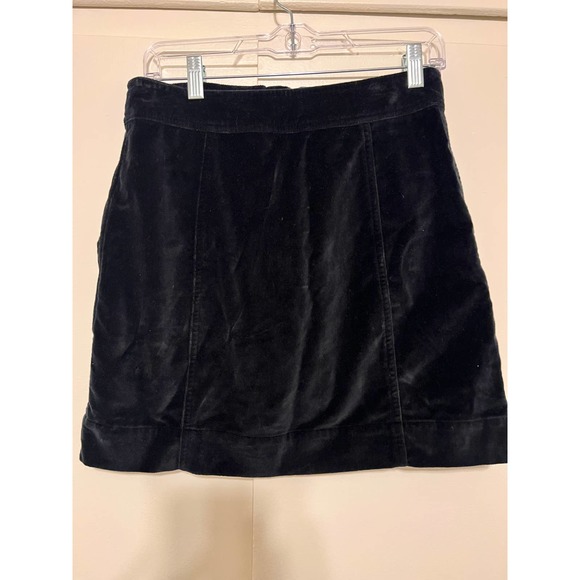 Marine Layer velvet or velveteen A-line mini skirt size 4 - Picture 3 of 3